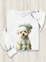 Loose Casual Dog Sweatshirt
