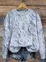 Plant flower pullover sweatshirt