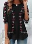 Vintage Crew Neck Loose Jersey T-Shirt