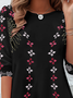 Vintage Crew Neck Loose Jersey T-Shirt