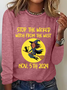 Stop The Wicked From The West Casual Long Sleeve Shirt