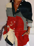 Regular Fit Casual Geometric Shirt Collar Shirt