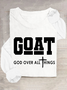 Goat God Over All Things Casual Long Sleeve Shirt