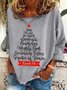 Names of Jesus Christmas Tree Isaiah 9 6 Casual Sweatshirt