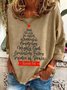 Names of Jesus Christmas Tree Isaiah 9 6 Casual Sweatshirt