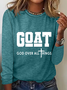 Goat God Over All Things Casual Long Sleeve Shirt