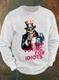 Stop Voting For Idiots Men's Casual Sweatshirt
