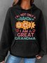 Great Grandma Simple Loose Hoodie
