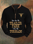 Men's You Need a Ride to the Train Station Zip Collar Sweatshirt