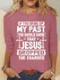 Funny Saying Shirt Jesus Dropped The Charges Casual Long Sleeve Shirt
