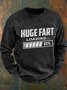Huge Fart Loading Men's Casual Sweatshirt