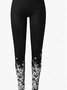 Print Casual Everyday Stretch Leggings