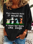 Dog Lovers Casual Sweatshirt