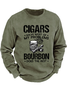 Cigars Solve Most Of My Problems Bourbon Does The Rest Shirt Sweatshirt
