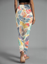 Leaf Print Leggings
