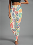 Leaf Print Leggings