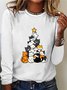 Dog Print Casual T-Shirt