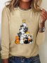 Dog Print Casual T-Shirt