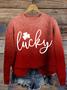 Women's St. Patrick's Day Shamrock Festive Sweater
