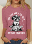 On The Way To Get My Shit Together Casual Long Sleeve Shirt