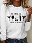 I Need My Glasses Casual Long Sleeve Shirt