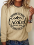 Perhaps You Were Created Casual Long Sleeve Shirt