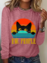 Ew，People Casual Long Sleeve Shirt