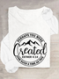 Perhaps You Were Created Casual Long Sleeve Shirt