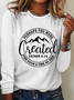 Perhaps You Were Created Casual Long Sleeve Shirt