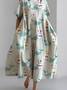 Women's Fun Cute Dog Print Dress