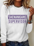 Shenanigans Supervisor Casual Long Sleeve Shirt