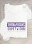 Shenanigans Supervisor Casual Long Sleeve Shirt