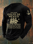 Men's Gulf Of Mexico Print Long Sleeve Top