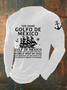 Men's Gulf Of Mexico Print Long Sleeve Top