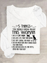 Cat Mom Things Woman Classic T-Shirt Casual Long Sleeve Shirt