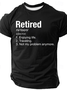 Retirement Definition Funny Cotton T-Shirt