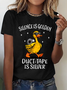 Silence Is Golden , Duct Tape Is Silver Cotton T-Shirt