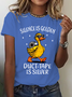 Silence Is Golden , Duct Tape Is Silver Cotton T-Shirt
