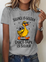 Silence Is Golden , Duct Tape Is Silver Cotton T-Shirt