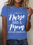I Am A Nurse And A Mom - Nothing Scares Me Cotton T-Shirt