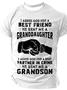 I Asked God For Friend He Sent Me My Granddaughter, Partner In Crime Cotton T-Shirt