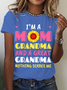 I'm A Mom Grandma And Great Grandma Nothing Scares Me Cotton T-Shirt