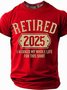 Men's Funny Retired Short Sleeve T shirt