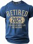 Men's Funny Retired Short Sleeve T shirt