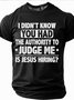 Men's Sarcastic Funny Slang Short Sleeve T-shirt