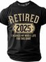 Men's Funny Retired Short Sleeve T shirt
