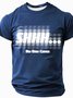 Man's SHHH...No One Cares Funny Short Sleeve T-shirt