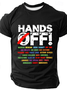 Hands Off Protest Social Security And Medicare Protest Cotton T-Shirt