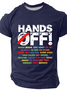 Hands Off Protest Social Security And Medicare Protest Cotton T-Shirt