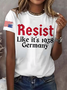 Retro Resist Like It's 1938 Germany Print T-Shirt